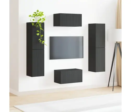 Telerikapi Komplekt 6 Pcs Must Tehispuit