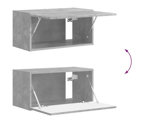 3 Pcs Betona Pelēks Vidaxl