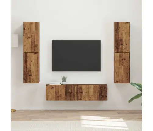 Telerikapi Komplekt 6 Pcs Vana Puit Tehispuit