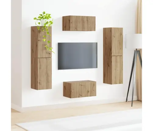 Telerikapi Komplekt 6 Pcs Käsitööpuu Tehispuit