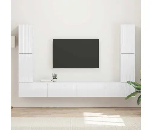 4 Pcs Kergelt Läikiv Valge