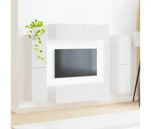 4 Pcs Kergelt Läikiv Valge