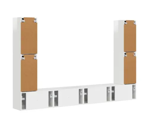 4 Pcs Kergelt Läikiv Valge