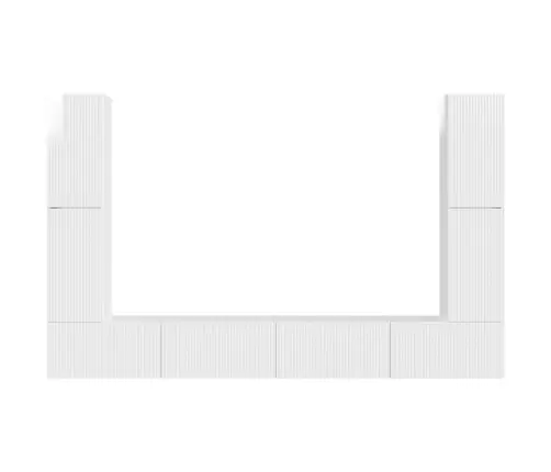 4 Pcs Kergelt Läikiv Valge