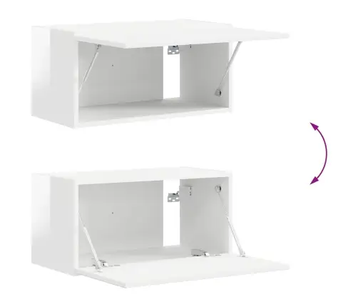 4 Pcs Kergelt Läikiv Valge