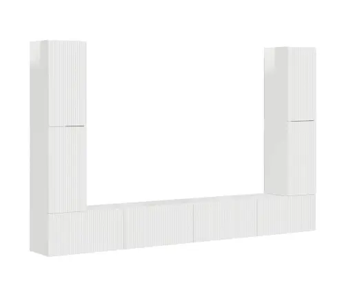 4 Pcs Kergelt Läikiv Valge