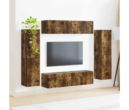 4 Pcs Rūkyta Ąžuolas