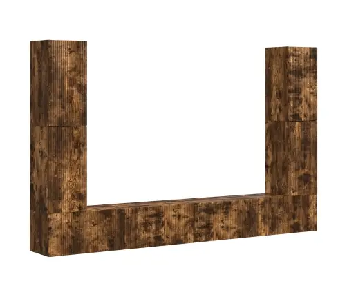 4 Pcs Rūkyta Ąžuolas