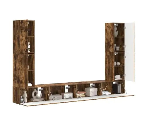 4 Pcs Rūkyta Ąžuolas