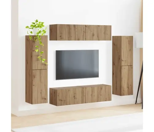 4 Pcs Artisānā Ozols Vidaxl