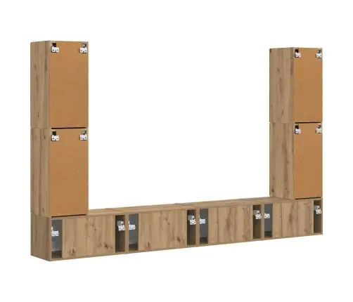 4 Pcs Artisānā Ozols Vidaxl