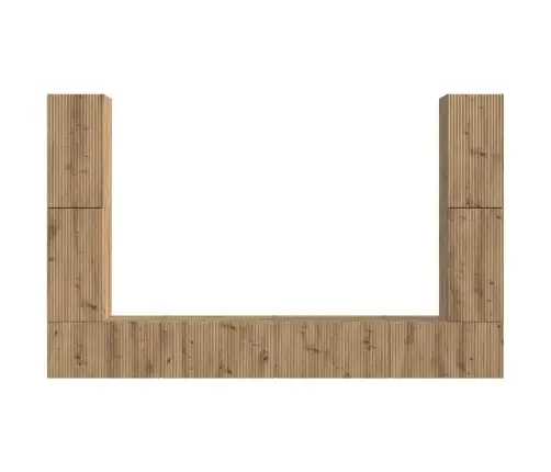 4 Pcs Artisānā Ozols Vidaxl