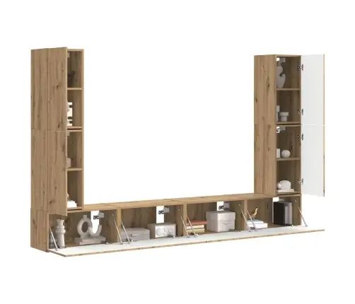 4 Pcs Artisānā Ozols Vidaxl