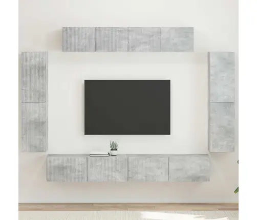 4 Pcs Betona Pelēks Vidaxl