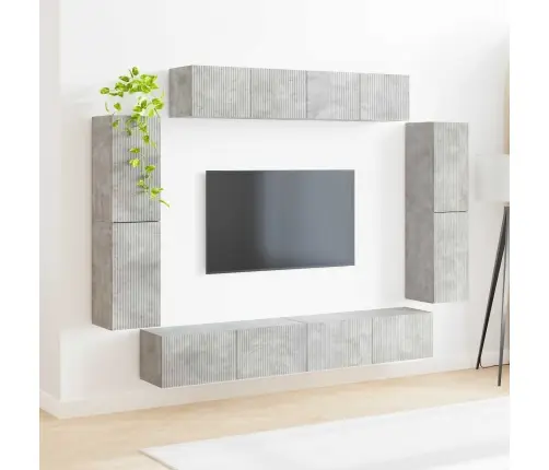 4 Pcs Betona Pelēks Vidaxl