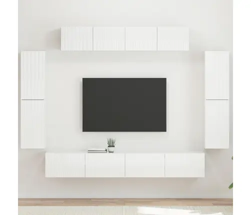 4 Pcs Augsta Spīduma Baltā Krāsa Vidaxl