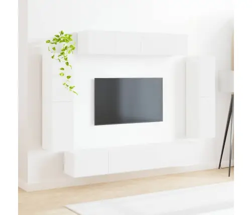 4 Pcs Augsta Spīduma Baltā Krāsa Vidaxl