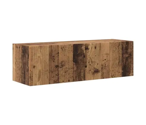 Televizoriaus Spintelė 4 Pcs Senas Medis