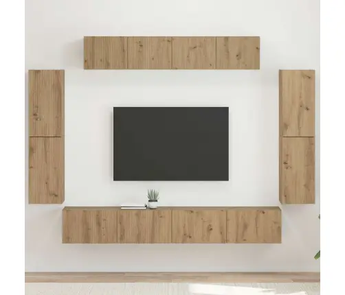 4 Pcs Artisānā Ozols Vidaxl