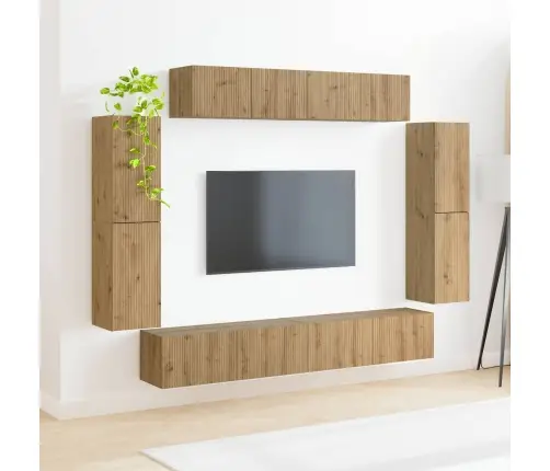 4 Pcs Artisānā Ozols Vidaxl