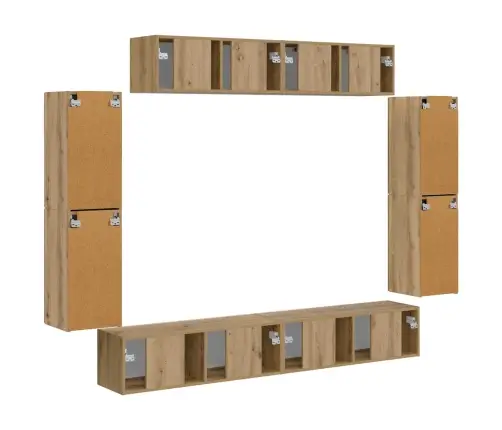 4 Pcs Artisānā Ozols Vidaxl