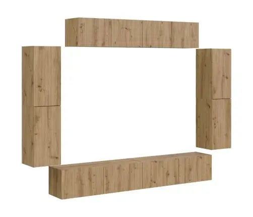 4 Pcs Artisānā Ozols Vidaxl