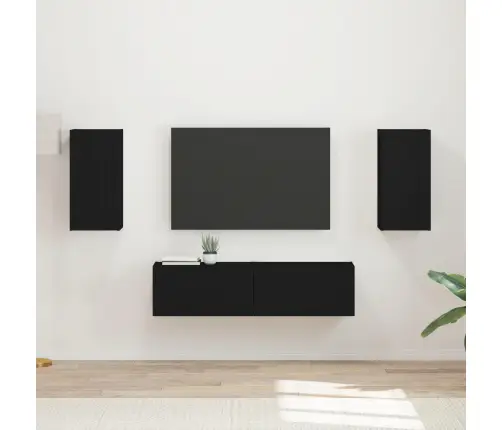 Telerikapi Komplekt 4 Pcs Must Tehispuit