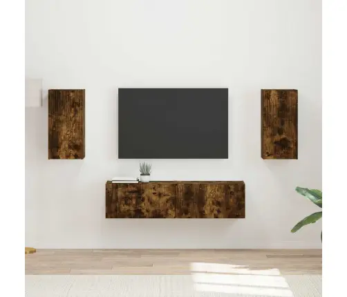 2 Pcs Dūmaka Ozols Vidaxl