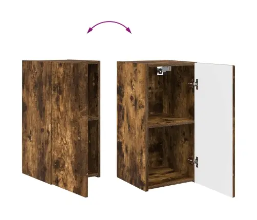 2 Pcs Dūmaka Ozols Vidaxl