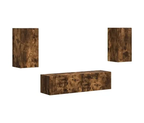 2 Pcs Dūmaka Ozols Vidaxl