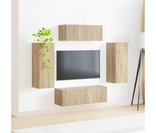 3 Pcs Sonoma Ąžuolas