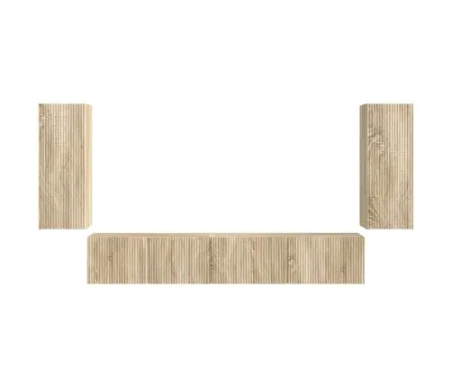 3 Pcs Sonoma Ąžuolas