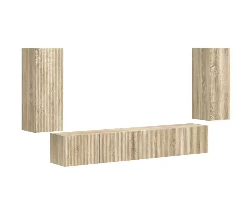 3 Pcs Sonoma Ąžuolas