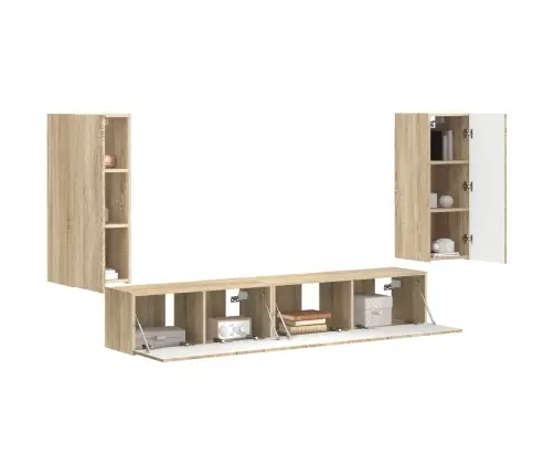 3 Pcs Sonoma Ąžuolas