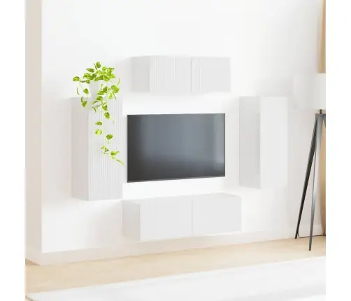 3 Pcs Augsta Spīduma Baltā Krāsa Vidaxl