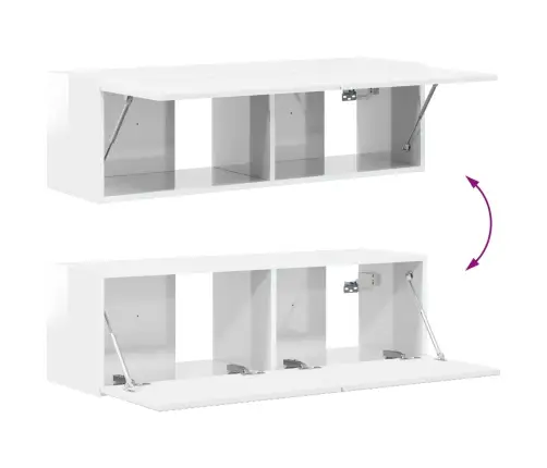 3 Pcs Augsta Spīduma Baltā Krāsa Vidaxl