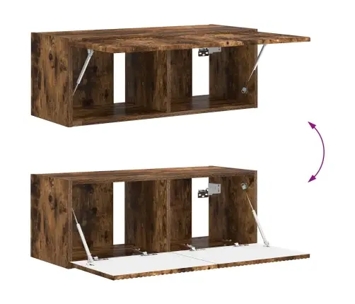 3 Pcs Dūmaka Ozols Vidaxl