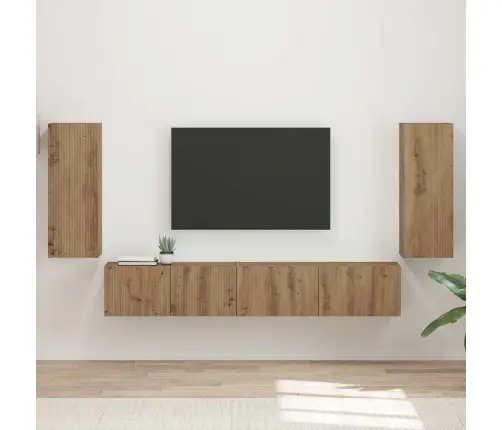 3 Pcs Artisānā Ozols Vidaxl