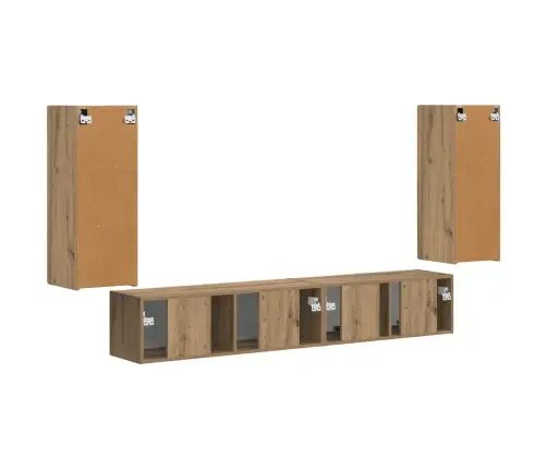 3 Pcs Artisānā Ozols Vidaxl