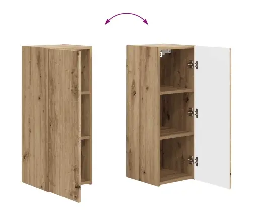 3 Pcs Artisānā Ozols Vidaxl