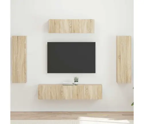 3 Pcs Sonoma Ozols Vidaxl