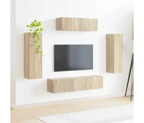 3 Pcs Sonoma Ozols Vidaxl