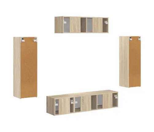 3 Pcs Sonoma Ozols Vidaxl