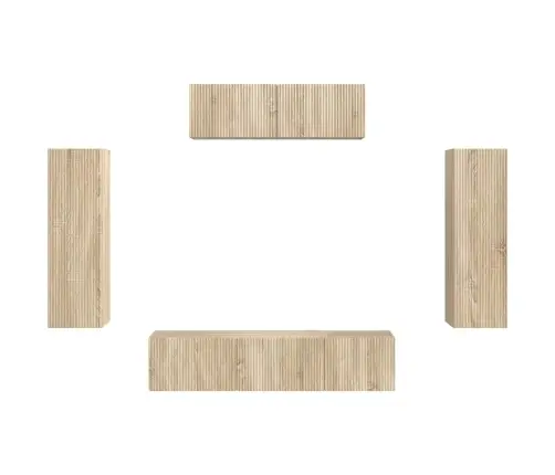 3 Pcs Sonoma Ozols Vidaxl