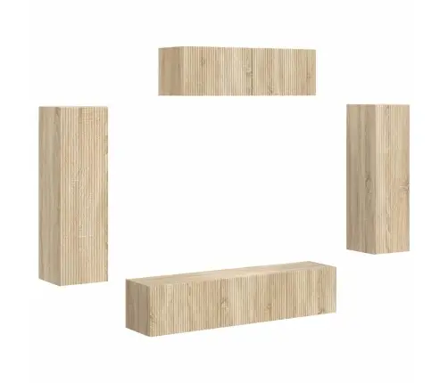 3 Pcs Sonoma Ozols Vidaxl