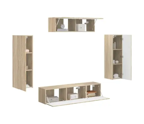 3 Pcs Sonoma Ozols Vidaxl