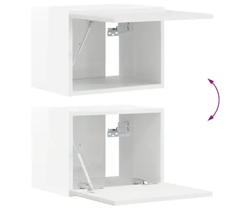 3 Pcs Augsta Spīduma Baltā Krāsa Vidaxl