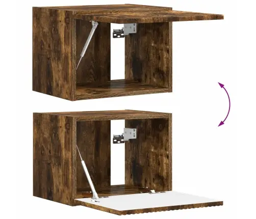 3 Pcs Dūmaka Ozols Vidaxl