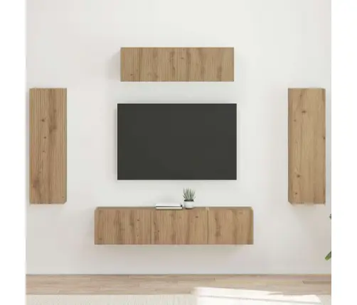 3 Pcs Artisānā Ozols Vidaxl