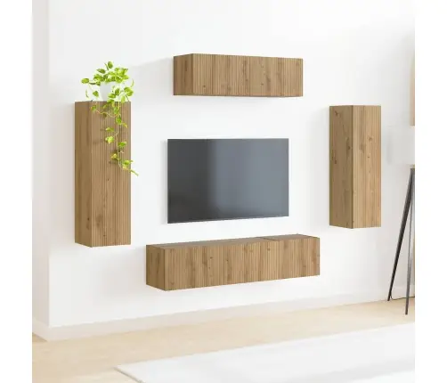 3 Pcs Artisānā Ozols Vidaxl